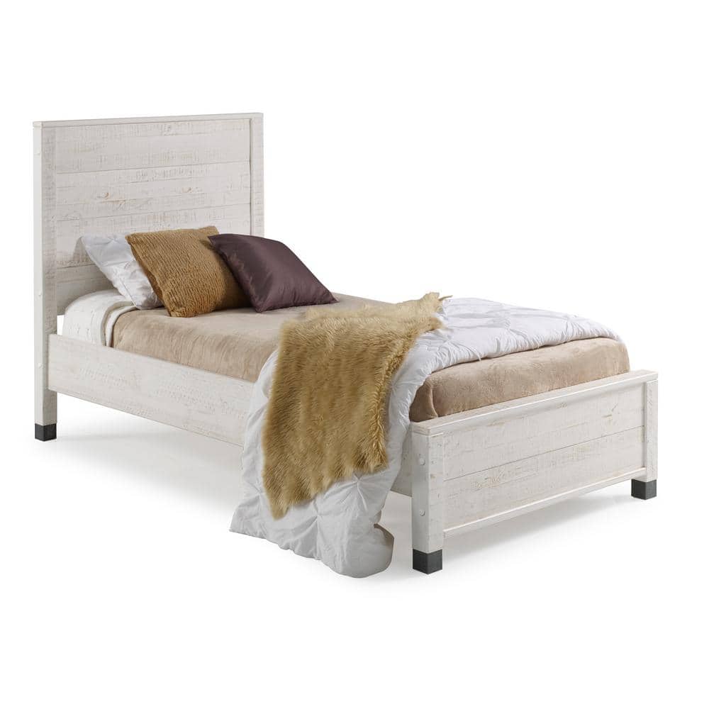 Camaflexi Baja Shabby White Twin Size, Bjs Twin Bed