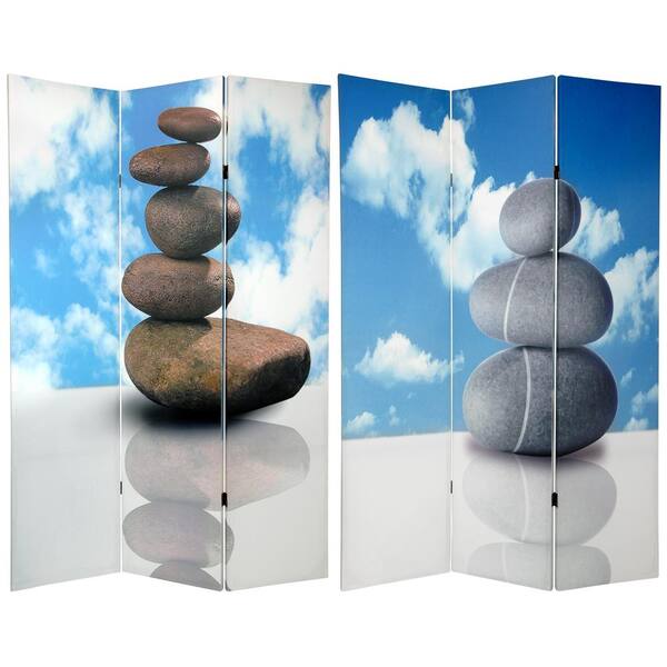 Oriental Furniture 6 ft. Printed 3-Panel Room Divider