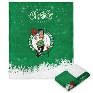NBA Christmas 2023 Celtics Multicolor Polyester Silk Touch Throw Blanket