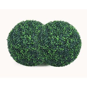 1.67 ft. Artificial Boxwood Tree Ball-Shape Faux Plant Topiary Balls for outdoor and indoor Decor