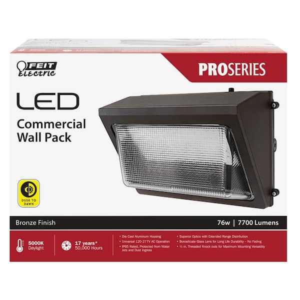 Feit Electric 76-Watt Integrated LED Bronze Dusk to Dawn
