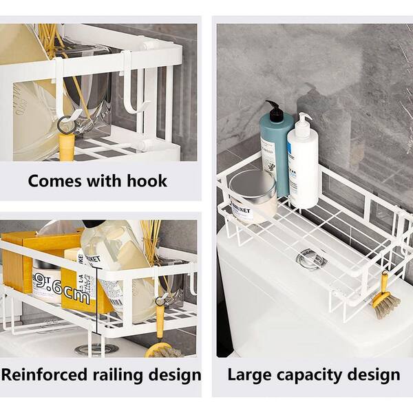 Werseon Shower Caddy Shelf Toilet Rack Single Layer Bathroom