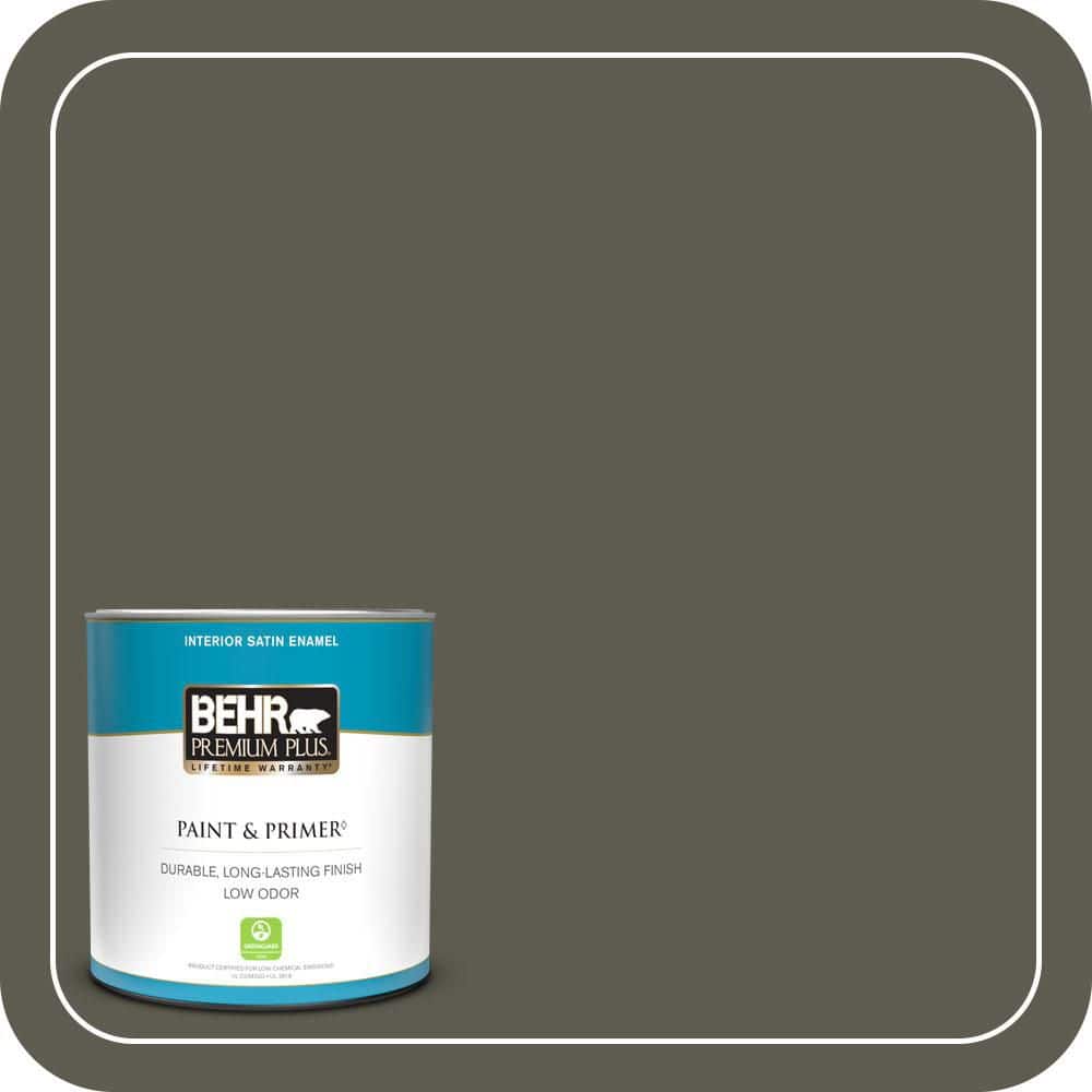 1 qt. #N370-7 Night Mission Satin Enamel Low Odor Interior Paint & Primer price history on PriceWatchPro