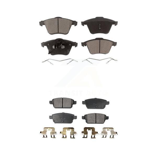 TEC Front Rear Ceramic Brake Pads Kit For 2006-2007 Mazda 6 Mazdaspeed KTC-100095