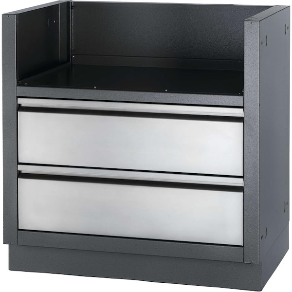 OASIS Built-In 700 Series Powder Coated Steel 34.75 in. x 24 in. x 35.5 in. Outdoor Kitchen Cabinet