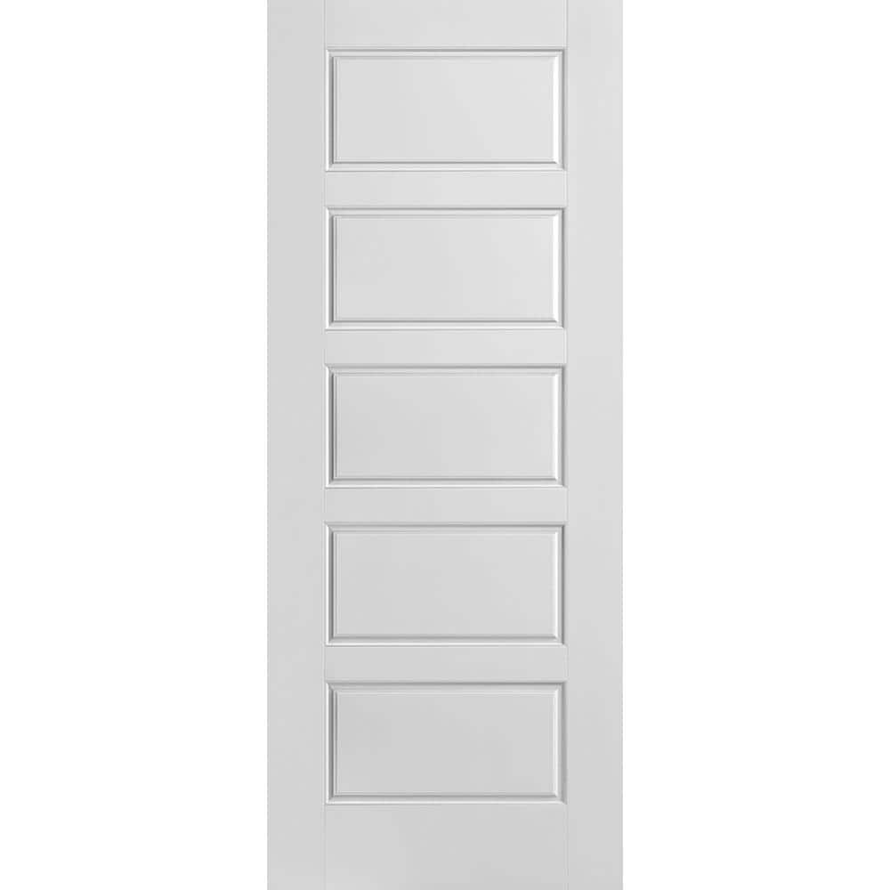 Sin Muros ／Dorantes Masonite 32 in. x 80 in. 5 Panel Riverside Smooth Equal