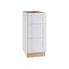 Vesper White Shaker Assembled Plywood Base Drawer Kitchen Cabinet with Sft Cl 18 in. x 34.5 in. x 24 in.