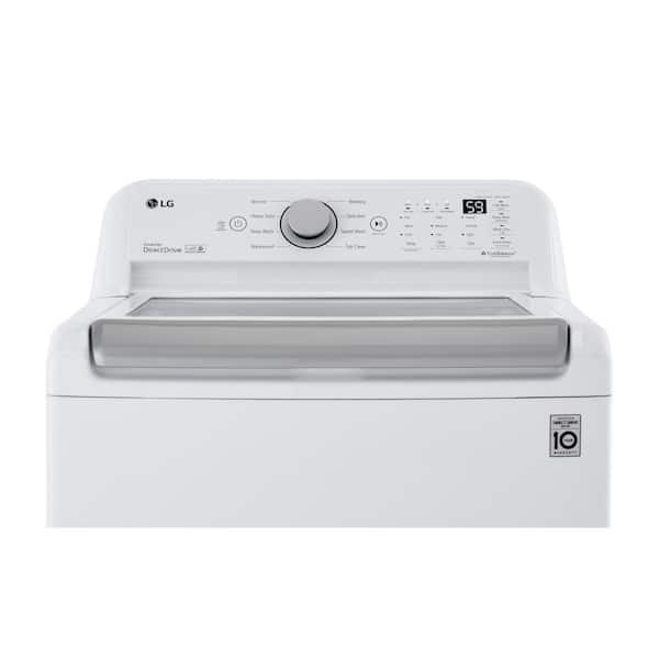 LG 4.8 Cu. Ft. High-Efficiency Smart Top Load Washer with 4 Way Agitator  White WT7155CW - Best Buy
