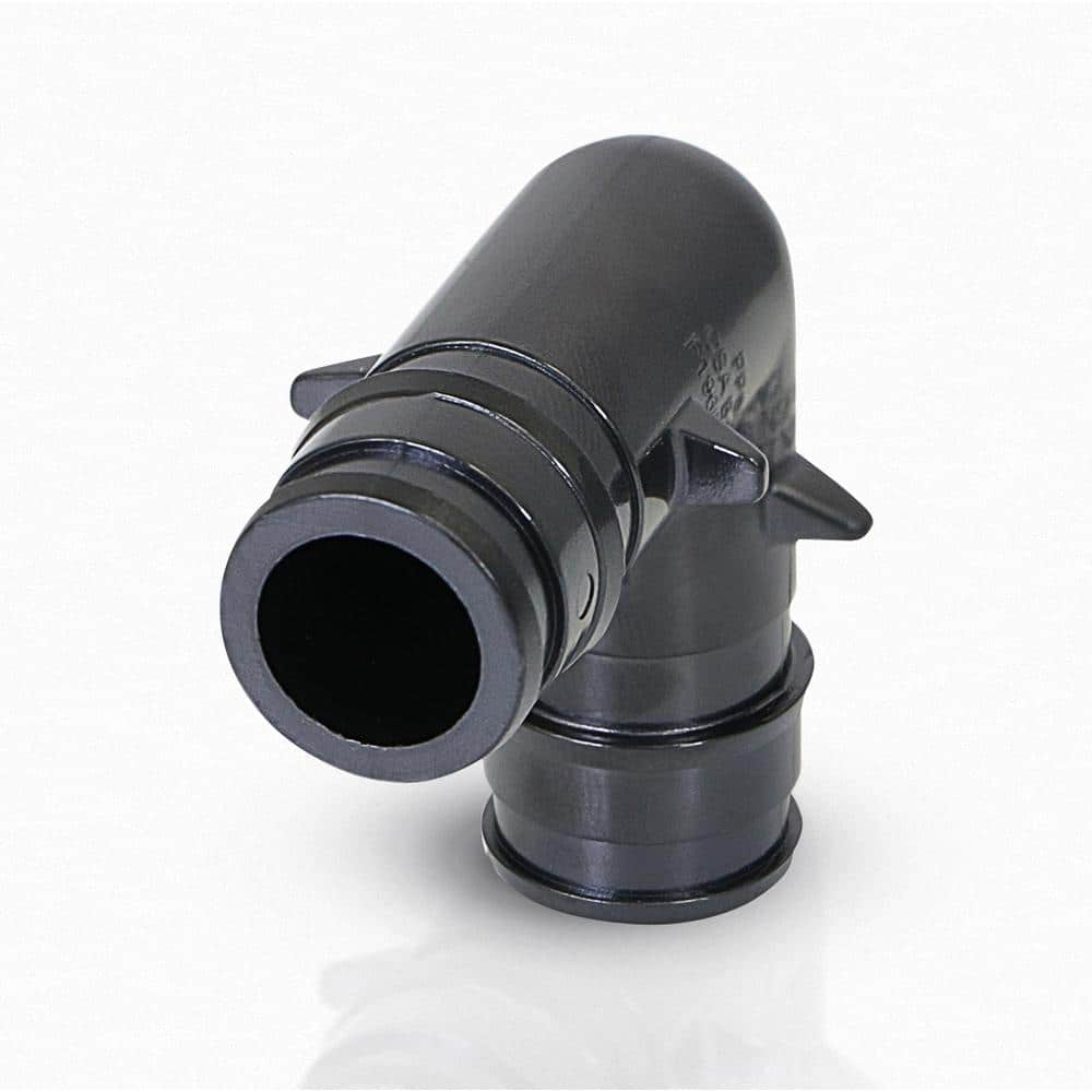 3/4 in. PEX-A 90-Degree Plastic Poly Alloy Expansion Barb Connections Elbow Pipe Fitting in Black price history on PriceWatchPro