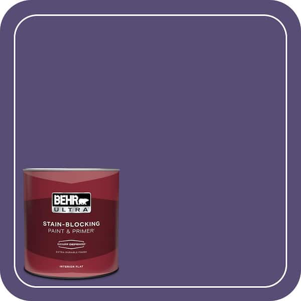 BEHR ULTRA 1 qt. #MQ5-42 Perpetual Purple Extra Durable Flat Interior Paint & Primer