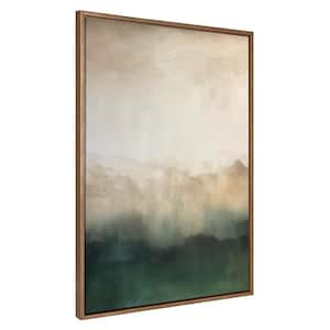 Sylvie Green Mountain Abstract II Framed Canvas by Amy Lighthall (Set of 1) Abstract Art Print 31.49 in. x 42.00 in.