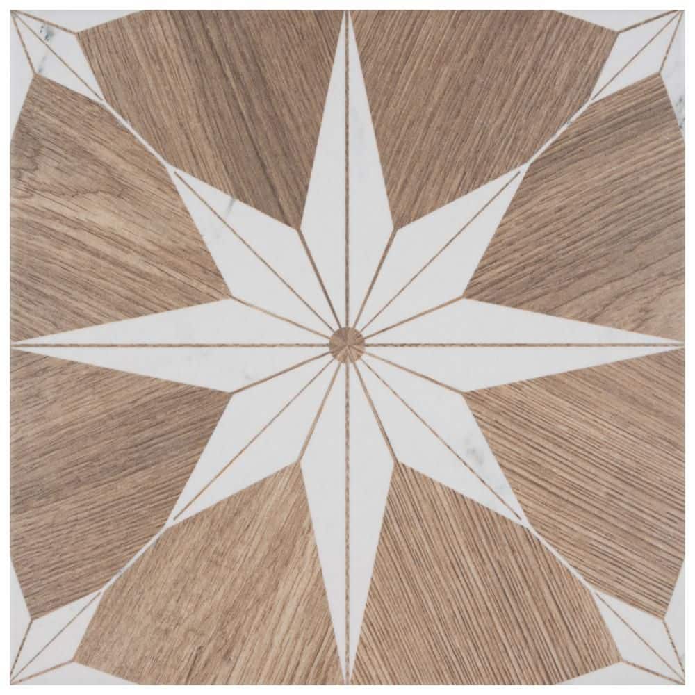 Llama Stella Loire Verso Noce 9-3/4 in. x 9-3/4 in. Porcelain Floor and Wall Take Home Tile Sample price history on PriceWatchPro