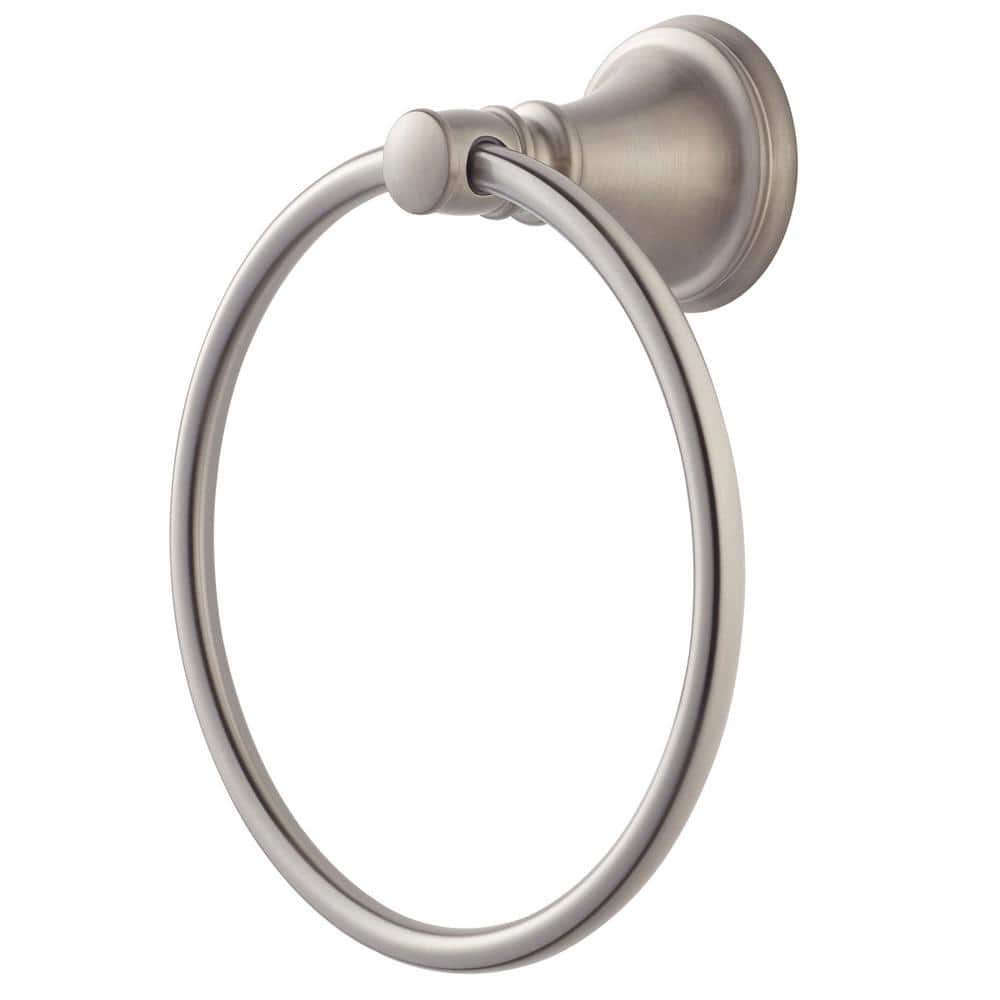 Northcott Brushed Nickel Wall Mounted Towel Ring