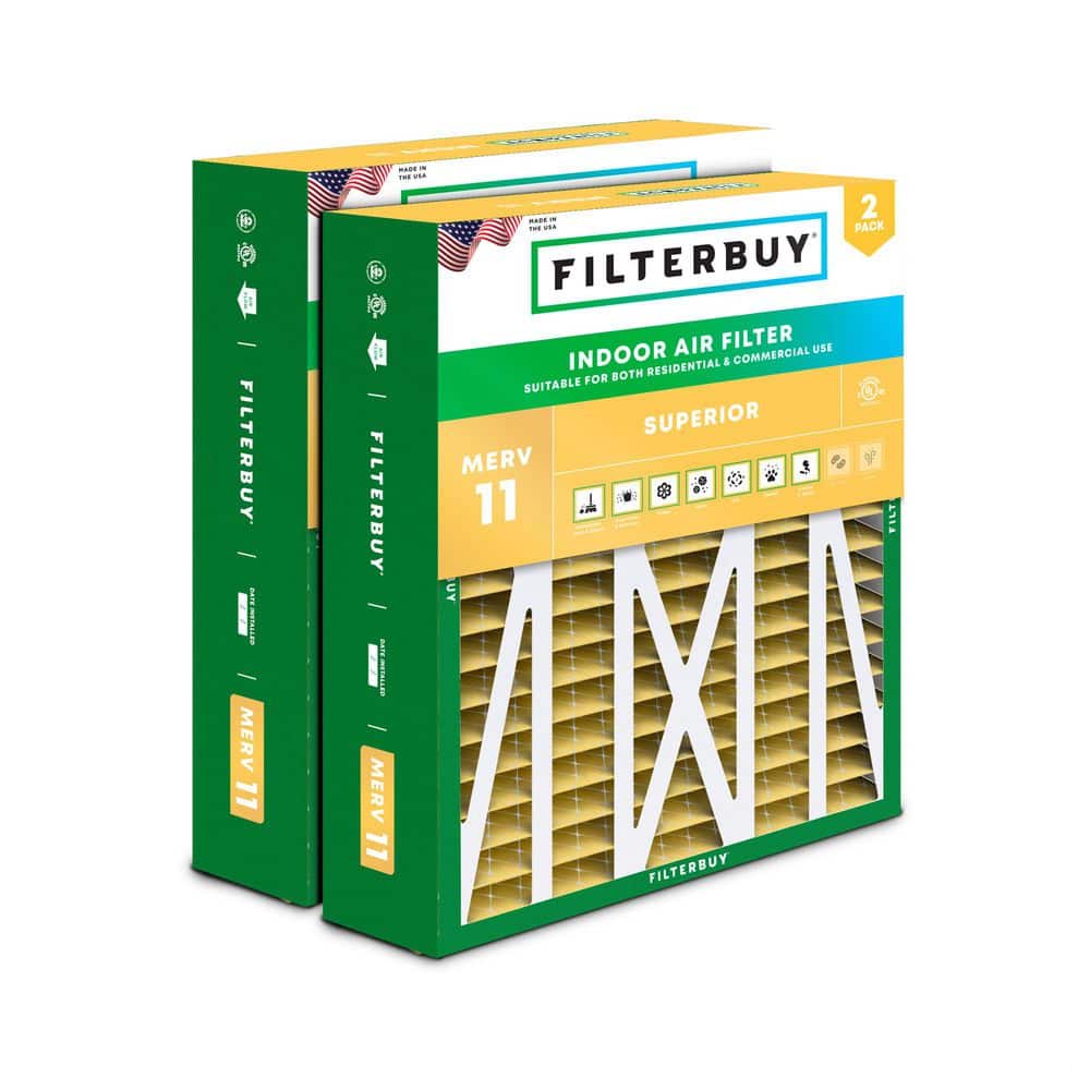 17.5 in. x 21 in. x 5 in. MERV 11 (FPR 7) Allergen Defense Pleated HVAC AC Furnace Air Filters for Rheem & Ruud (2-Pack) price history on PriceWatchPro