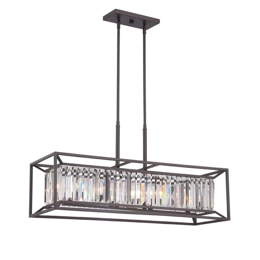 Designers Fountain -Mile Vintage Bronze Vintage Linear Kitchen Island Light Designers Fountain -Mile Vintage Bronze Vintage Linear Kitchen Island Light