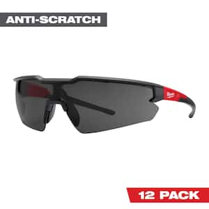 Safety Glasses with Tinted Anti-Scratch Lenses (12-Pack)