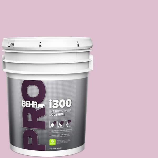 BEHR PRO 5 gal. #690C-3 Delicate Bloom Eggshell Interior Paint