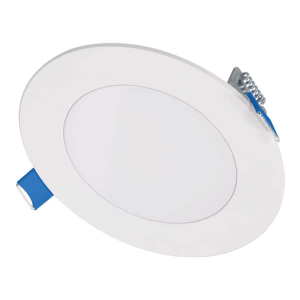 HALO HLBPH 4 in. Selectable CCT New Construction Canless Recessed Downlight w/Remote Driver/Junction Box Integrated LED Kit
