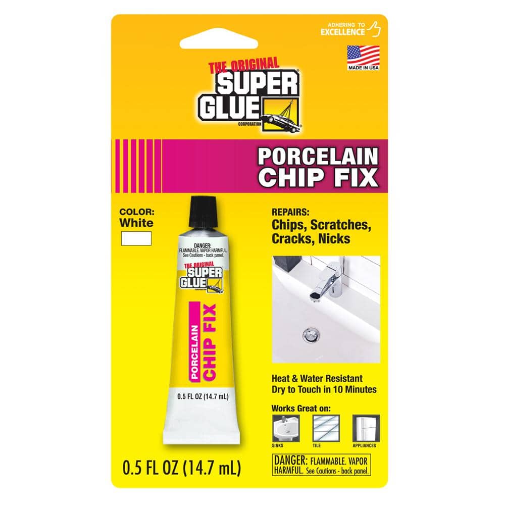 Super Glue 0.5 fl. oz. White Porcelain Repair (6-pack)