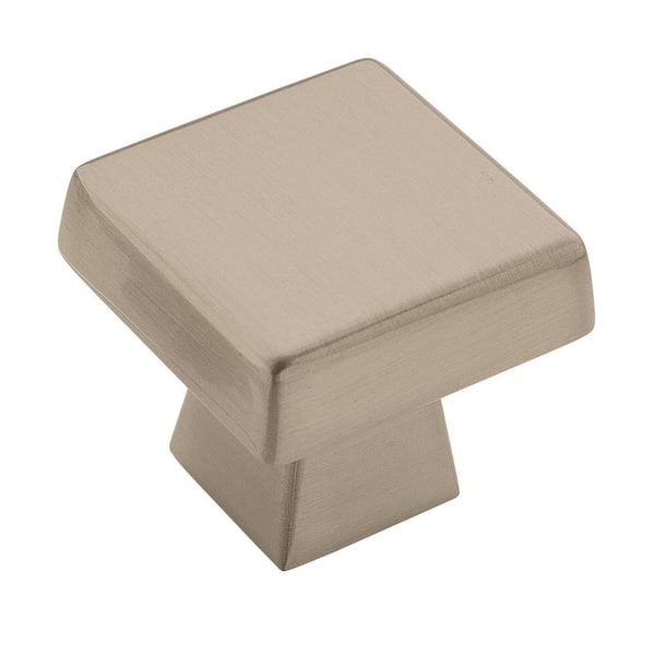 Amerock Blackrock 1-1/2 in. (38mm) Modern Satin Nickel Square Cabinet Knob