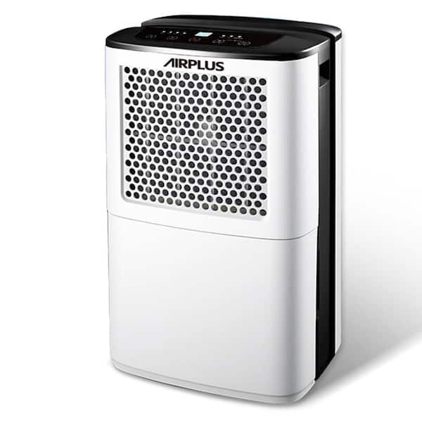 Edendirect 50 pt. 2,000 sq. ft. Dehumidifier with Bucket and Drain Hose for Bathroom, with Auto Defrost, Variable Speed (White)