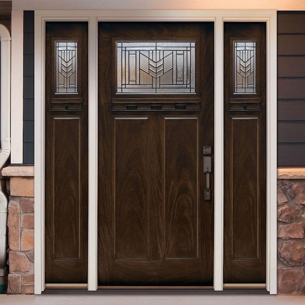 Feather River Doors 67.5 in.x81.625in.Phoenix Patina Craftsman