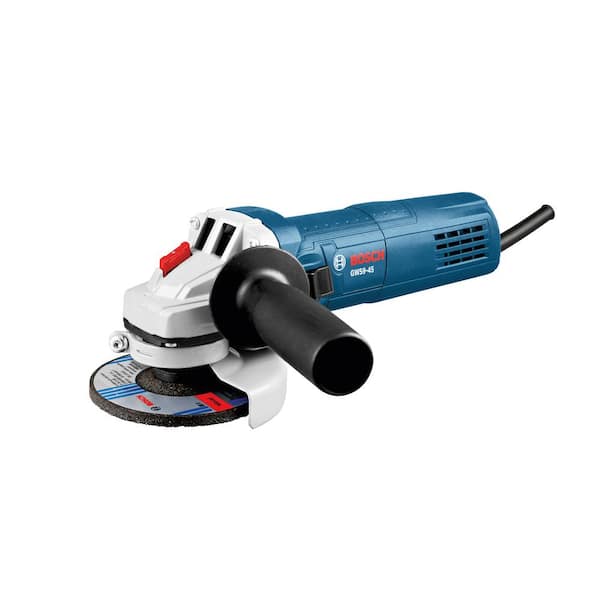 Durf China neerhalen Bosch 8.5 Amp Corded 4.5 in. Angle Grinder with Lock-On Slide Switch  GWS9-45 - The Home Depot