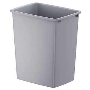 35 Quart Plastic Replacement Waste Container 1PCS, Gray