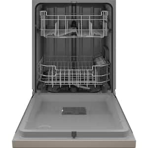 24 in. Built-In Tall Tub Front Control Slate Dishwasher w/Sanitize, Dry Boost, 52 dBA