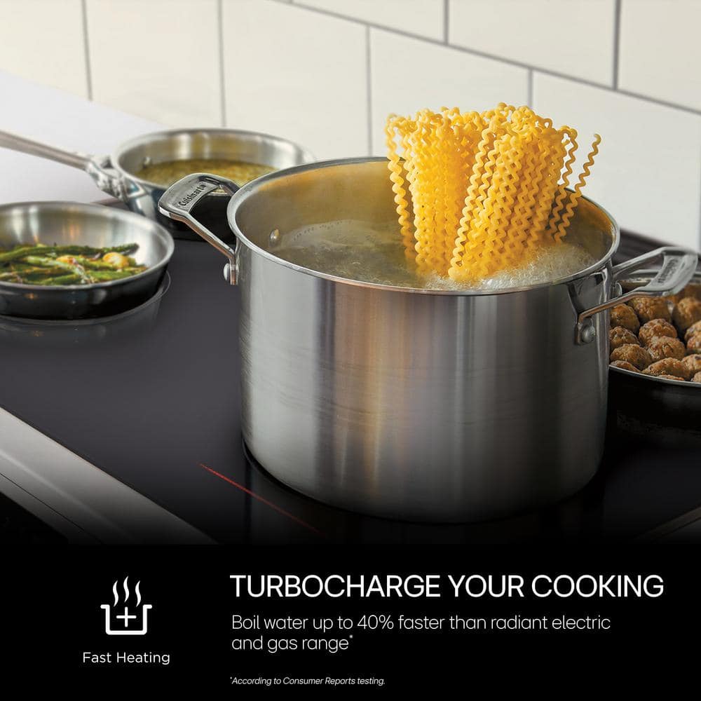 Stainless Steel Smart Induction Slide-In Range with Convection