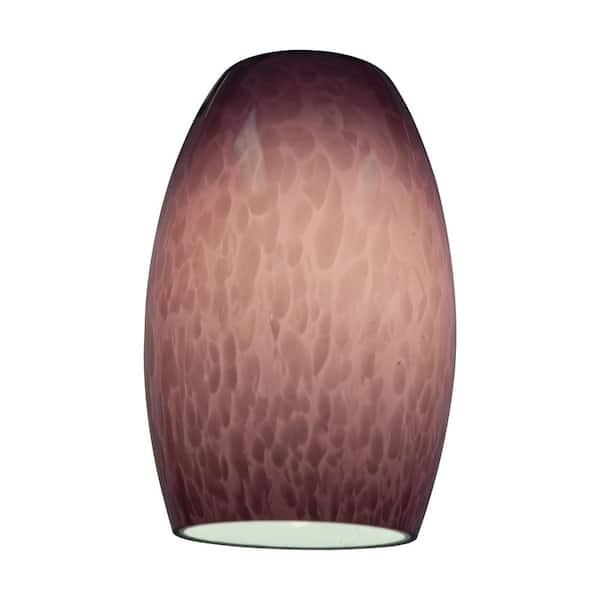 Access Lighting 4.7 in. Purple Cloud Glass Shade