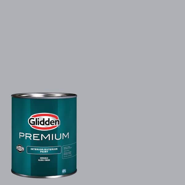 1 qt. Silver Charm PPG1013-4 High Gloss Interior/Exterior Trim, Door and Cabinet Paint