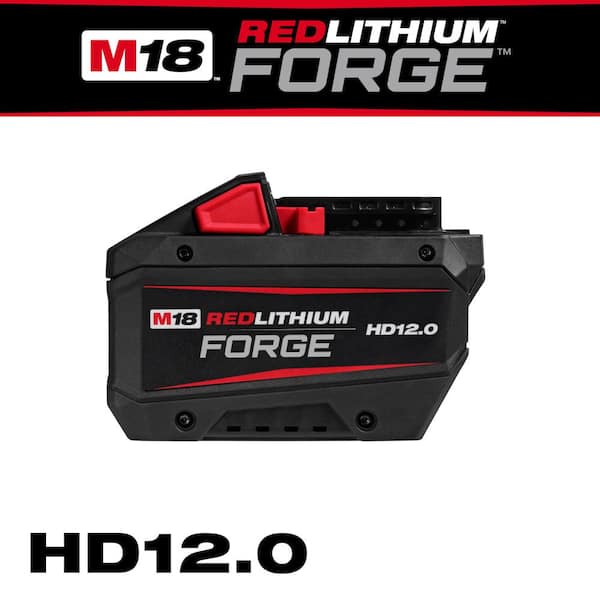 Milwaukee M18 18V Lithium-Ion REDLITHIUM FORGE HD 12.0 Ah Battery 