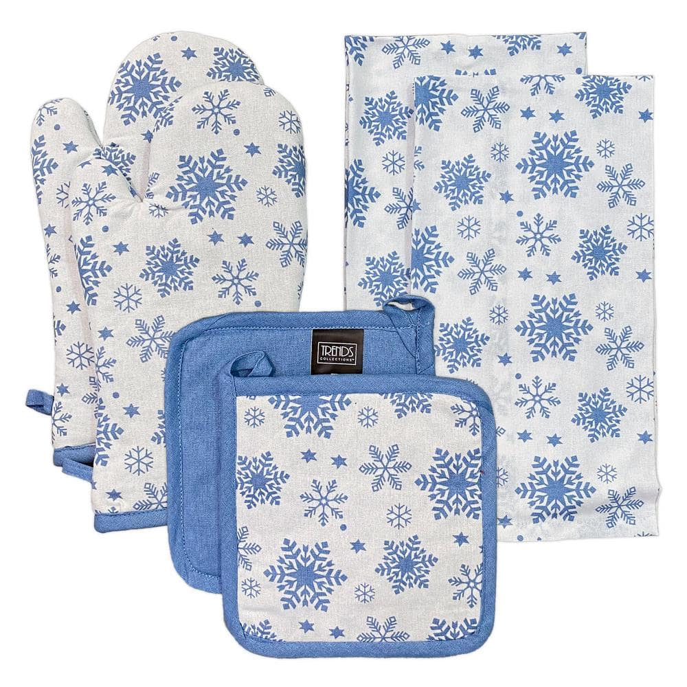 XYAA Cotton pad to Hold Heat pad, Kitchen Heat-Resistant Cotton Cloth Pot  Holder. Oven, Microwave placemat, Coaster, Pot Holder mat(Blue)