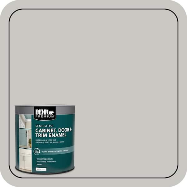 BEHR PREMIUM 1 qt. #MQ2-59 Silver City Semi-Gloss Enamel Interior