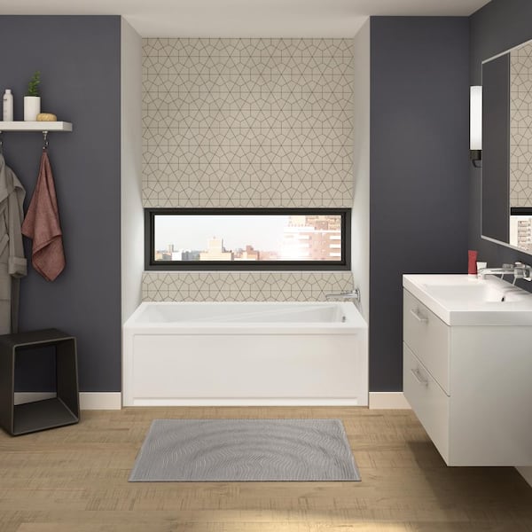 壺屋 KOHLER Villager 60 in. x 30.25 in. Soaking Bathtub with Left