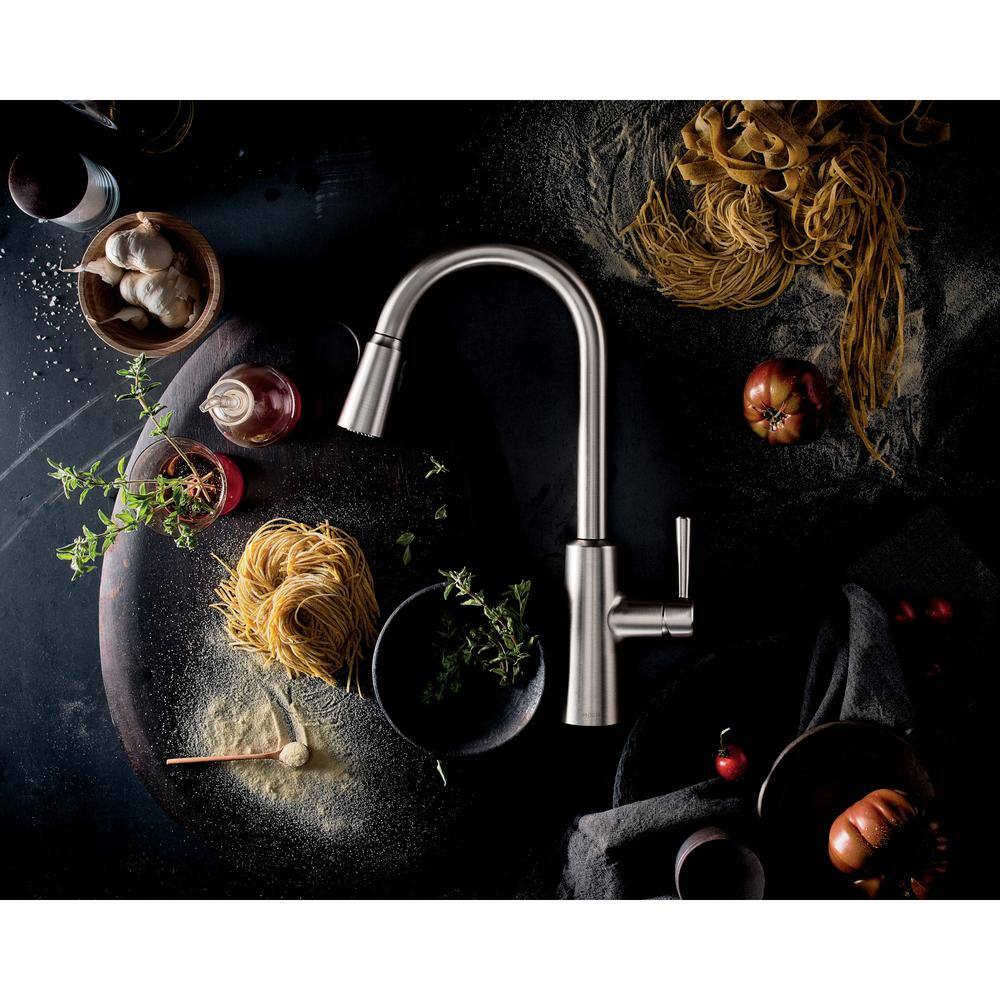 Stainless Steel Touchless Pull Down Kitchen Faucet with Spray