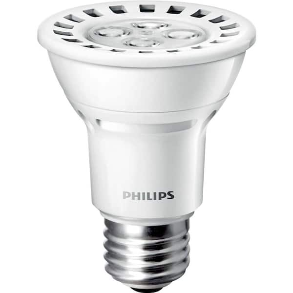 Philips 50-Watt Equivalent PAR20 Dimmable LED Floodlight Bulb Soft White (2,700K)