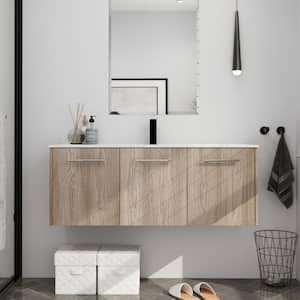 48 In. Modern Style Wall Mounted Bathroom with Cabinet (KD-Packing)
