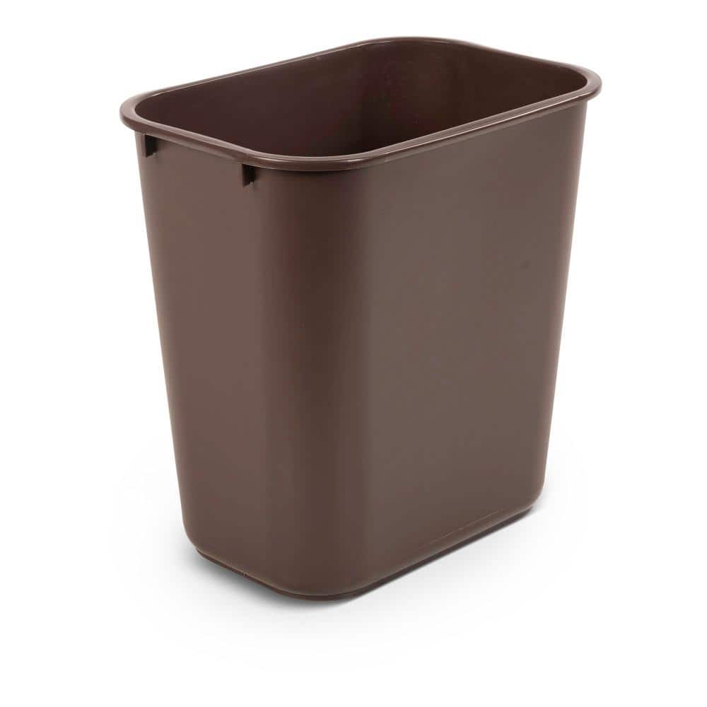 Toter 27 qt. Brown Fire Retardant Trash Can WBF06-00BRW - The Home