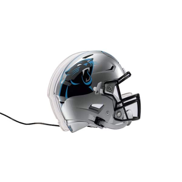 Evergreen Carolina Panthers Gray NFL Football Helmet Desklite LED Decor