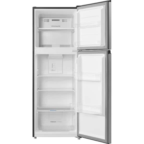 21.5 in. 10 Cu. Ft. Garage Ready Top Freezer Refrigerator in Stainless Steel Look