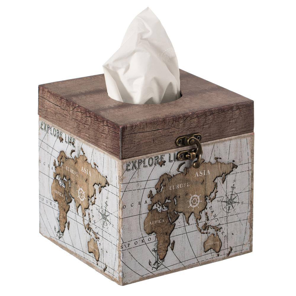 QL DESIGN Modern Style Tissue Box Holder,tissue Dispenser,square