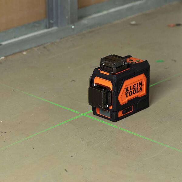 360degree Rotary 2 Cross Green Line Laser Level Self Leveling Props 