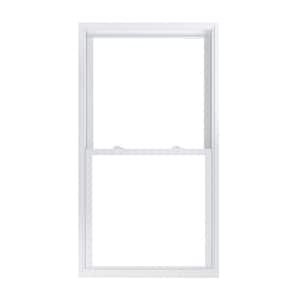 33.75 in. x 61.25 in. 70 Pro Series Low-E Argon Glass Double Hung White Vinyl Replacement Window, Screen Incl