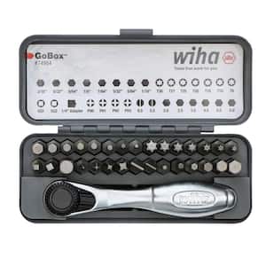 GoBox Standard Bit Screwdriver with Mini Ratchet (32-Piece)