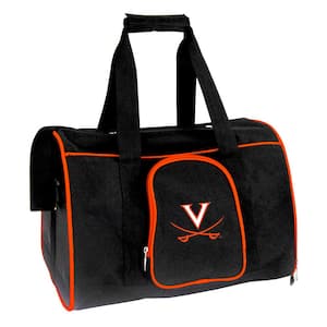 NCAA Virginia Cavaliers Pet Carrier Premium 16 in. Bag in Orange