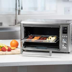 12-in-1 30Qt Stainless Steel Air Fryer Toaster Oven with Extra Wire Rack