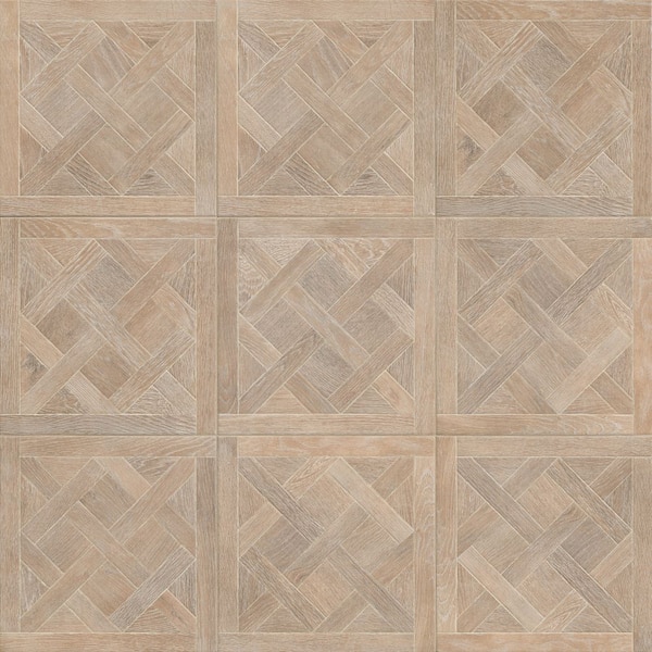Parquet Hickory 18 in. x 18 in. Matte Porcelain Wood Look Premium Floor and Wall Tile (11 sq. ft. /Case)