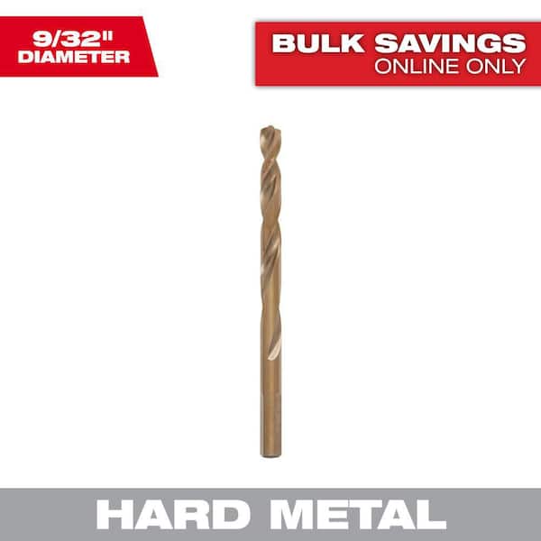Milwaukee 9/32 in. Cobalt Red Helix Drill Bit